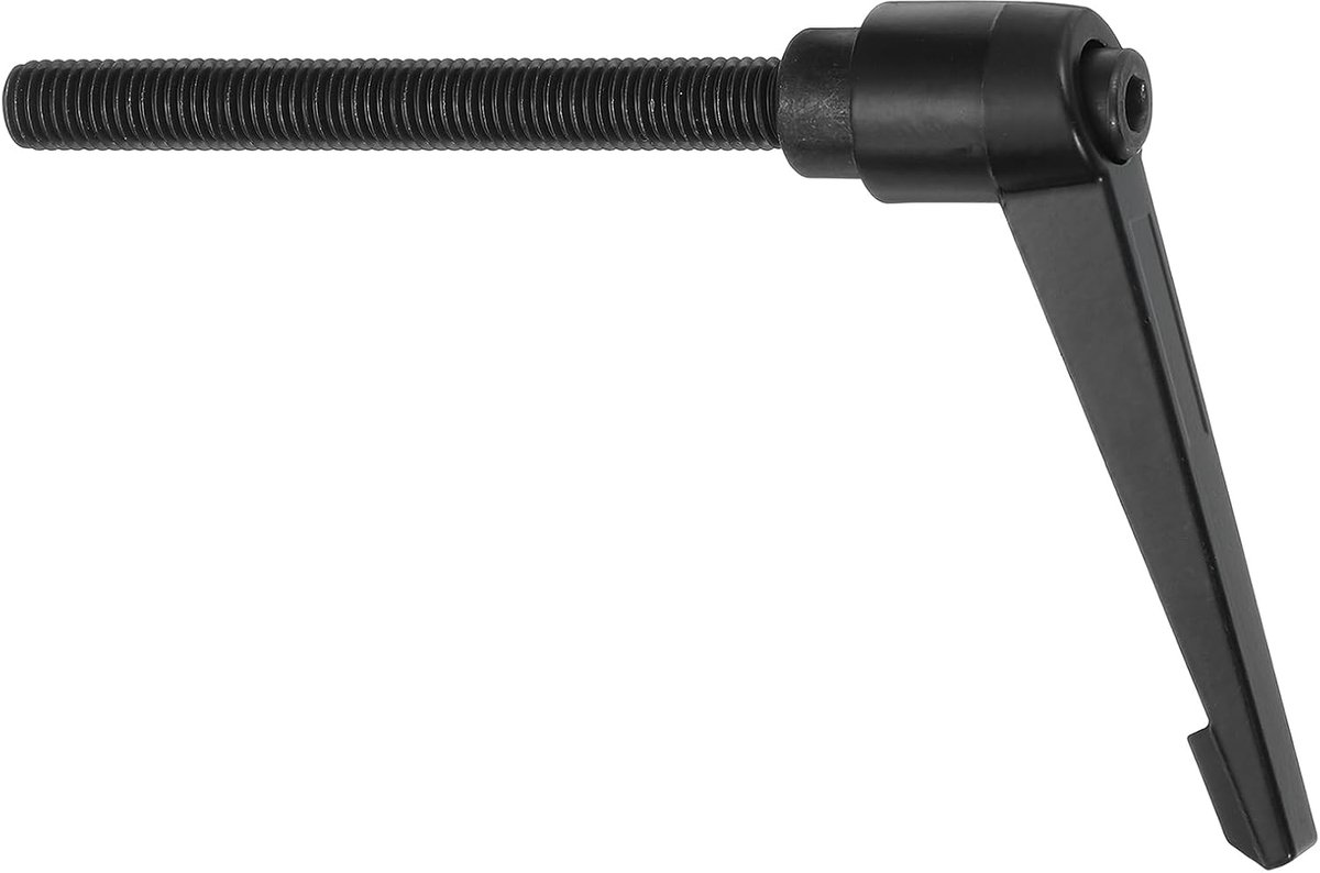 M10 x 90 mm verstelbare handgrepen, buitendraad, knop ratel, snelspanner, vergrendeling, draaibouten voor draaibanken, zwart