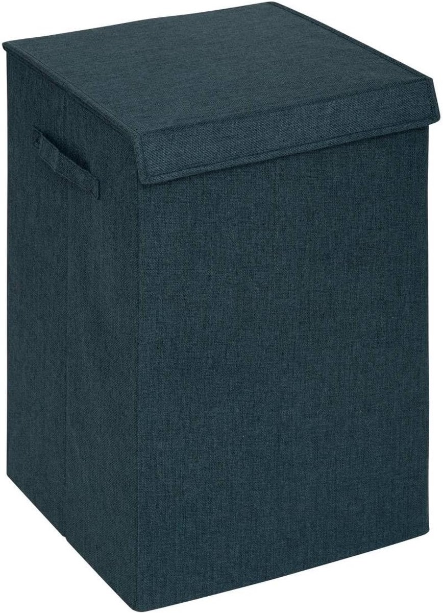 Wasmand 74 L - Blauw - Ruim en stijlvol ontwerp - Ideaal voor het organiseren van wasgoed - SnelShoppen