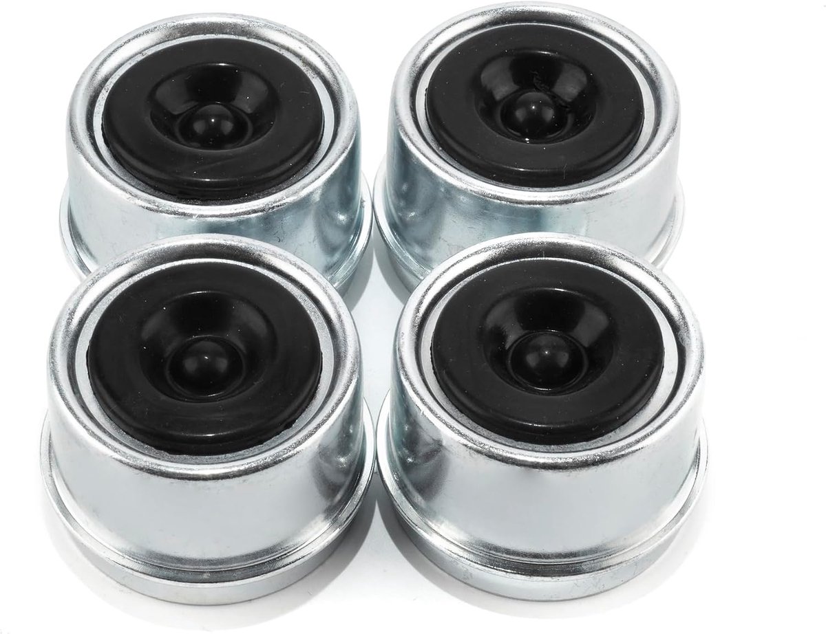 4 stuks set stofkappen voor aanhangers OD 54,7 mm ID 47,5 mm wieldoppen H 35 mm gemaakt van koolstofstaal.