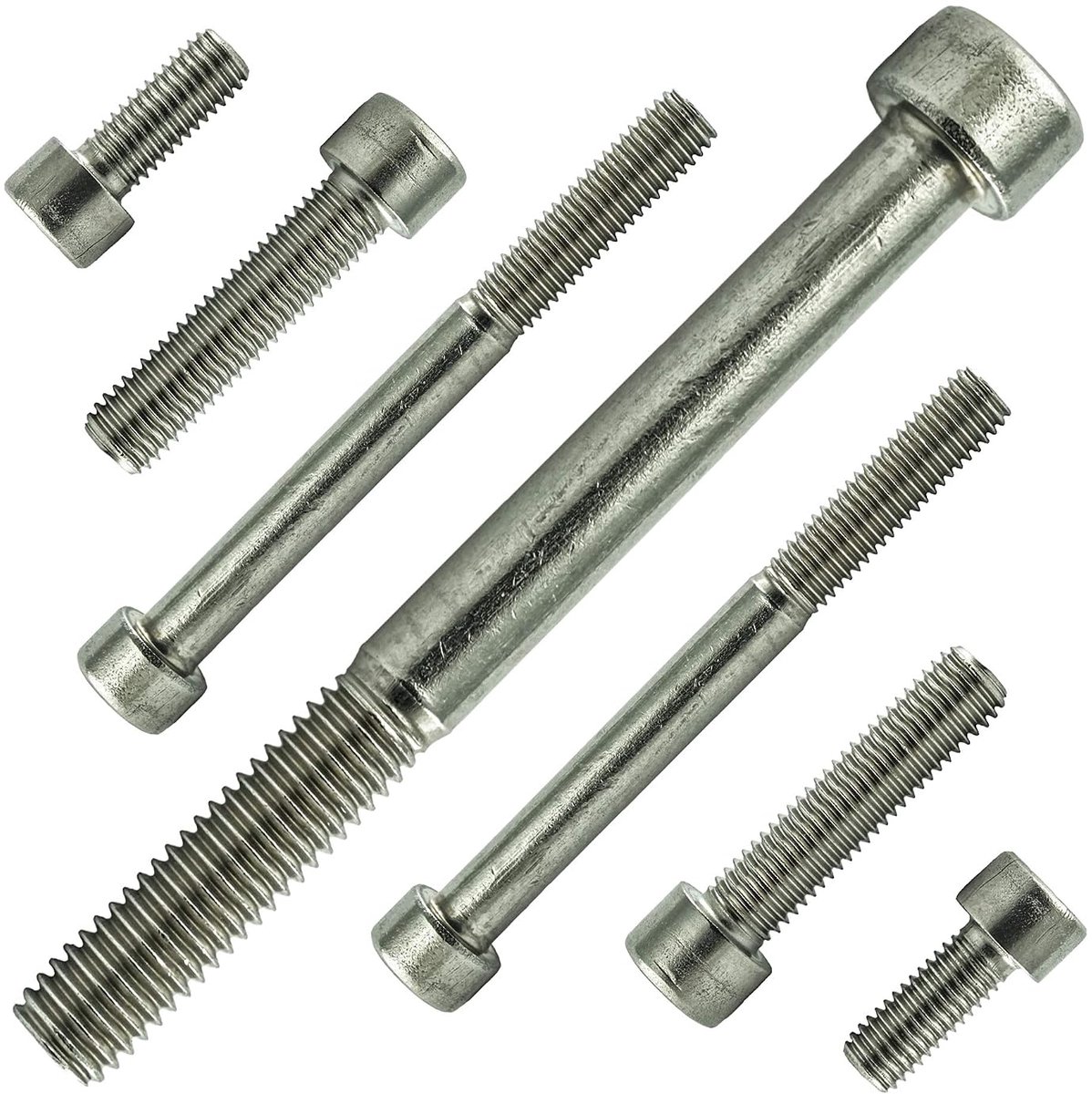 - M3 x 25 mm cilinderschroeven met binnenzeskant (TX) en halve draad - cilinderkopbouten [10 stuks] van roestvrij staal A2 V2A - ISO 14579 (DIN 912)