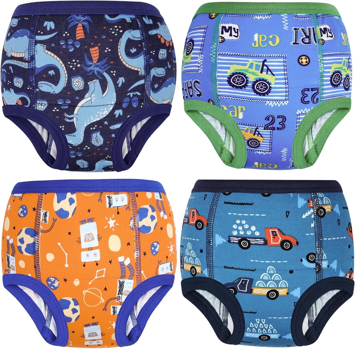 4-pack Trainingsbroekjes voor Potjestraining - Herbruikbare Trainingsbroekjes voor Jongens & Meisjes