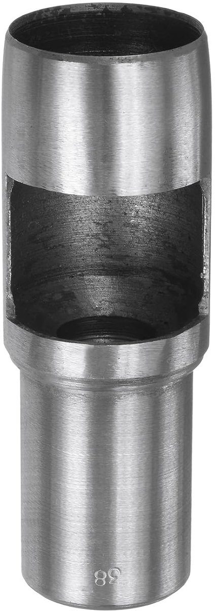 Gatstans voor leer, 38 mm, gereedschap voor het boren van ronde gaten, riem, koolstofstaal, individuele stans voor het snijden van armbanden, horloge, handwerk, leer, rubber, papier, stof
