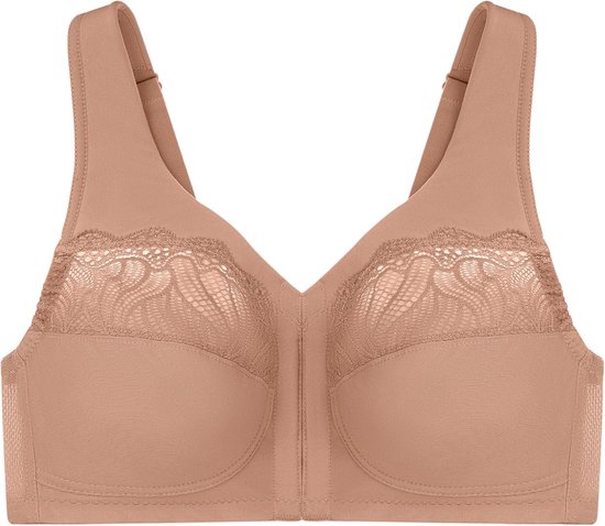 1210 MagicLift Beha met natuurlijke vorm voor vrouwen, grote maten, betere houding, zonder beugel., Cappuccino, 120C — afbeelding 4