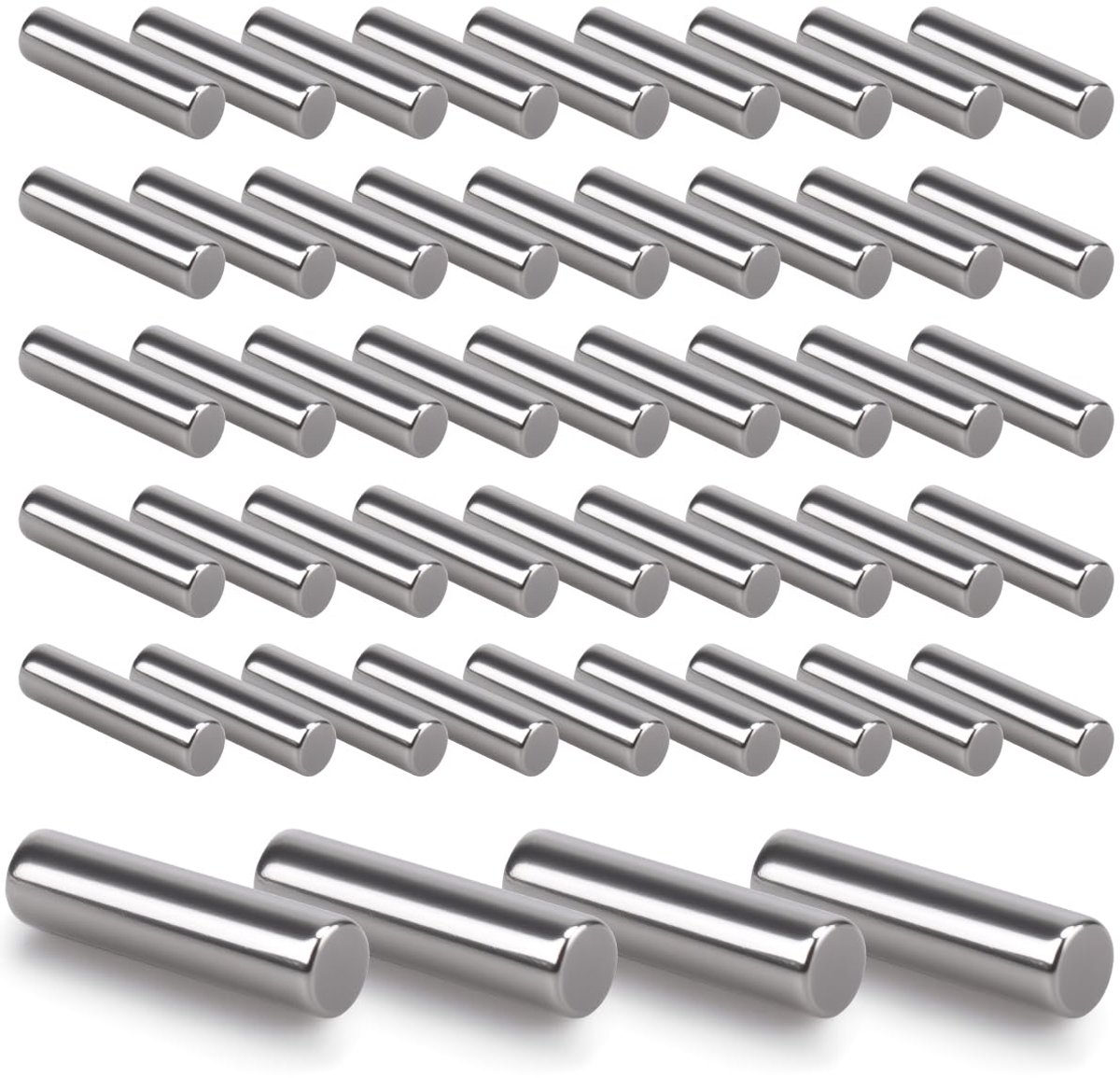 50 PC's 2mm*16mm Dowel Pins Rek Ondersteuning Pegs, 304ss Cilindrische Ondersteuning Pins voor Rek en Kabinet