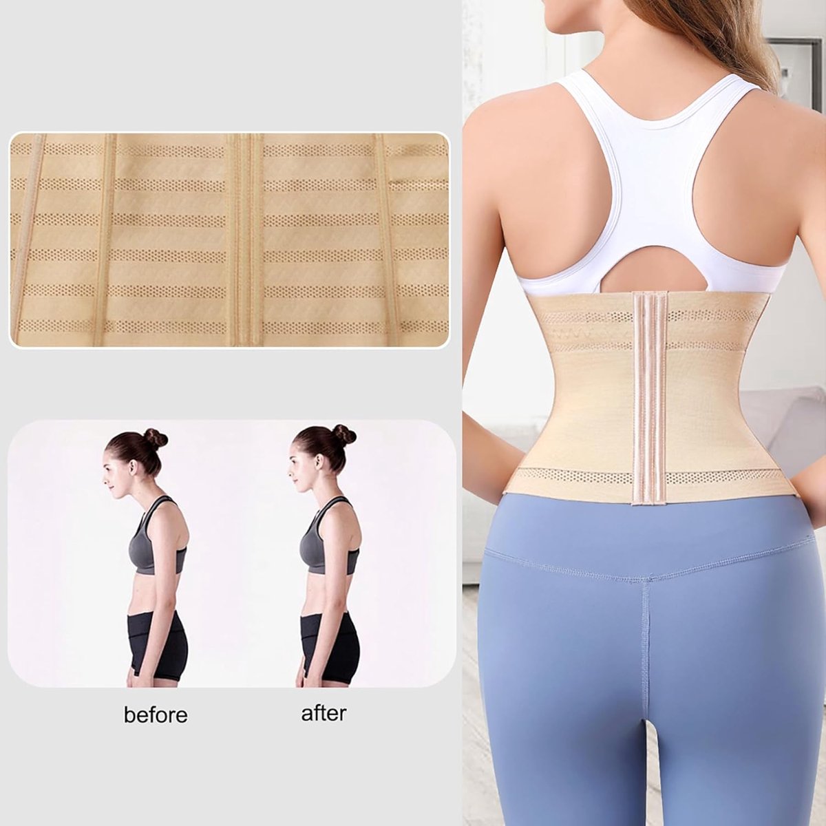 Taille Trainer Riem Verstelbare Buik Band voor Vrouwen Mannen, Lichaam Shaper Sport Gordels, Taillebanden