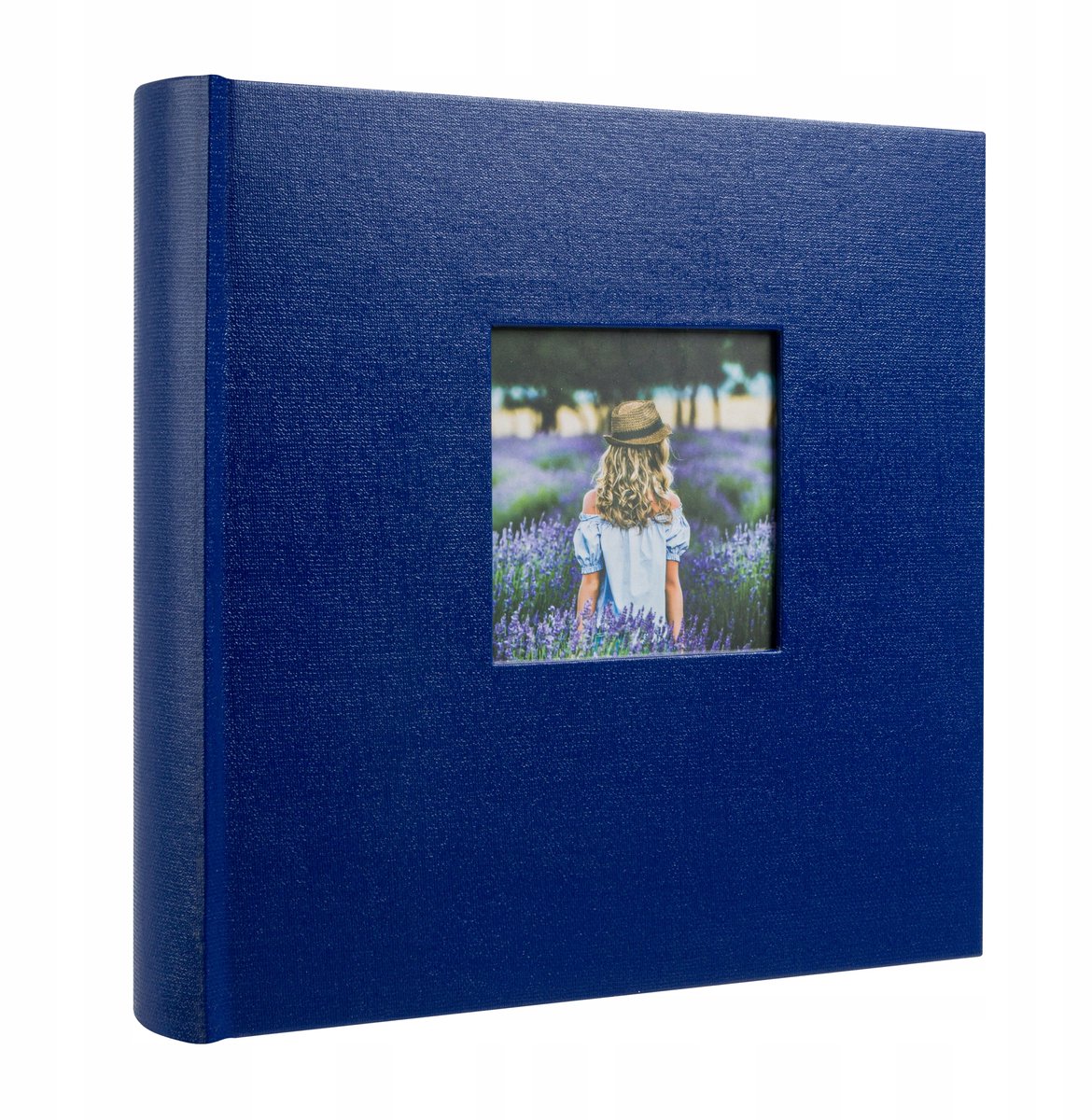 Album 200 Foto's 10x15 - Met Ruimte voor Beschrijving - Satijn Blauw