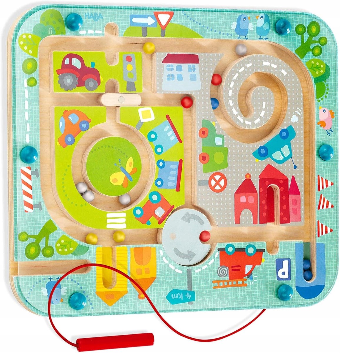 Magnetisch educatief bord: logica en vaste motor