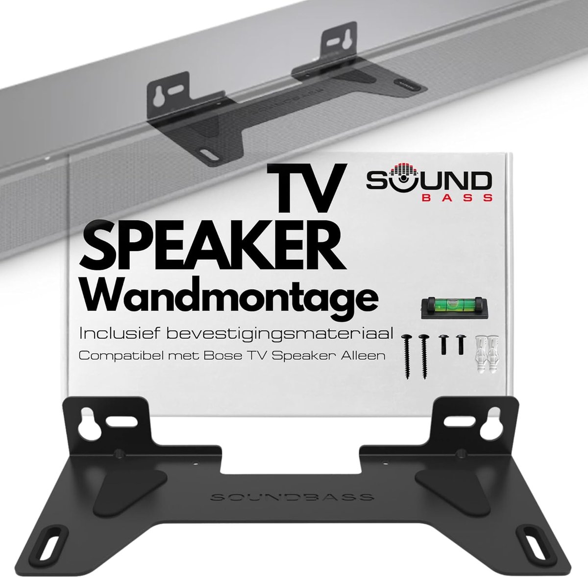 TV speaker wandbeugel - compatibel met Bose TV speaker - compleet met montagemateriaal - optimale geluidskwaliteit - ShopVlot