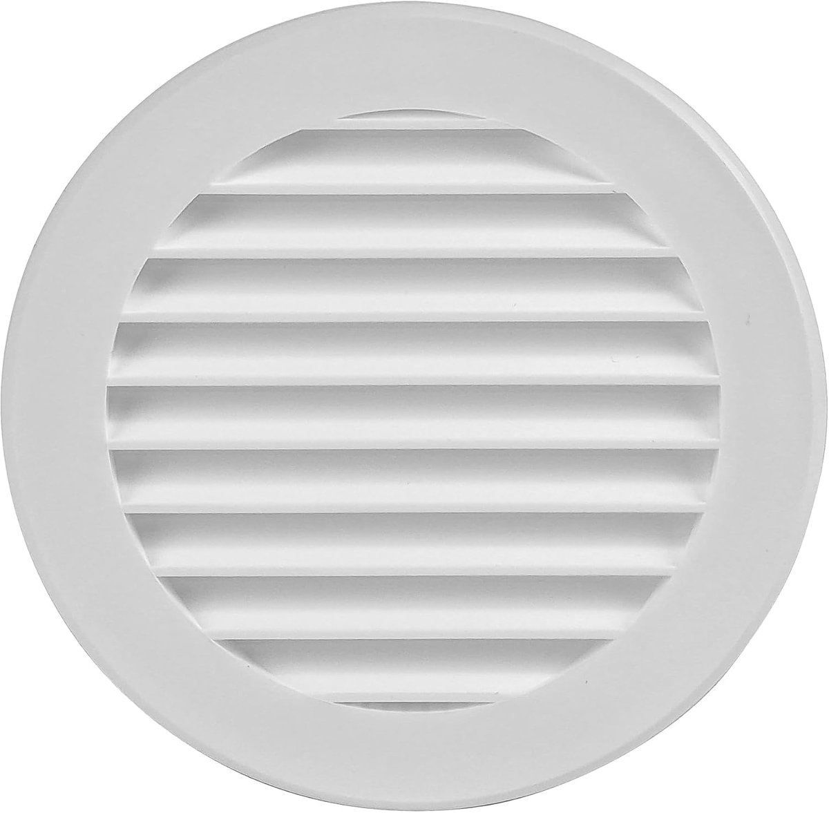 Ventilatierooster 100mm - Wit kunststof - Rond voor wand en plafond - Ideaal voor ventilatie en luchtcirculatie - ShopVlot