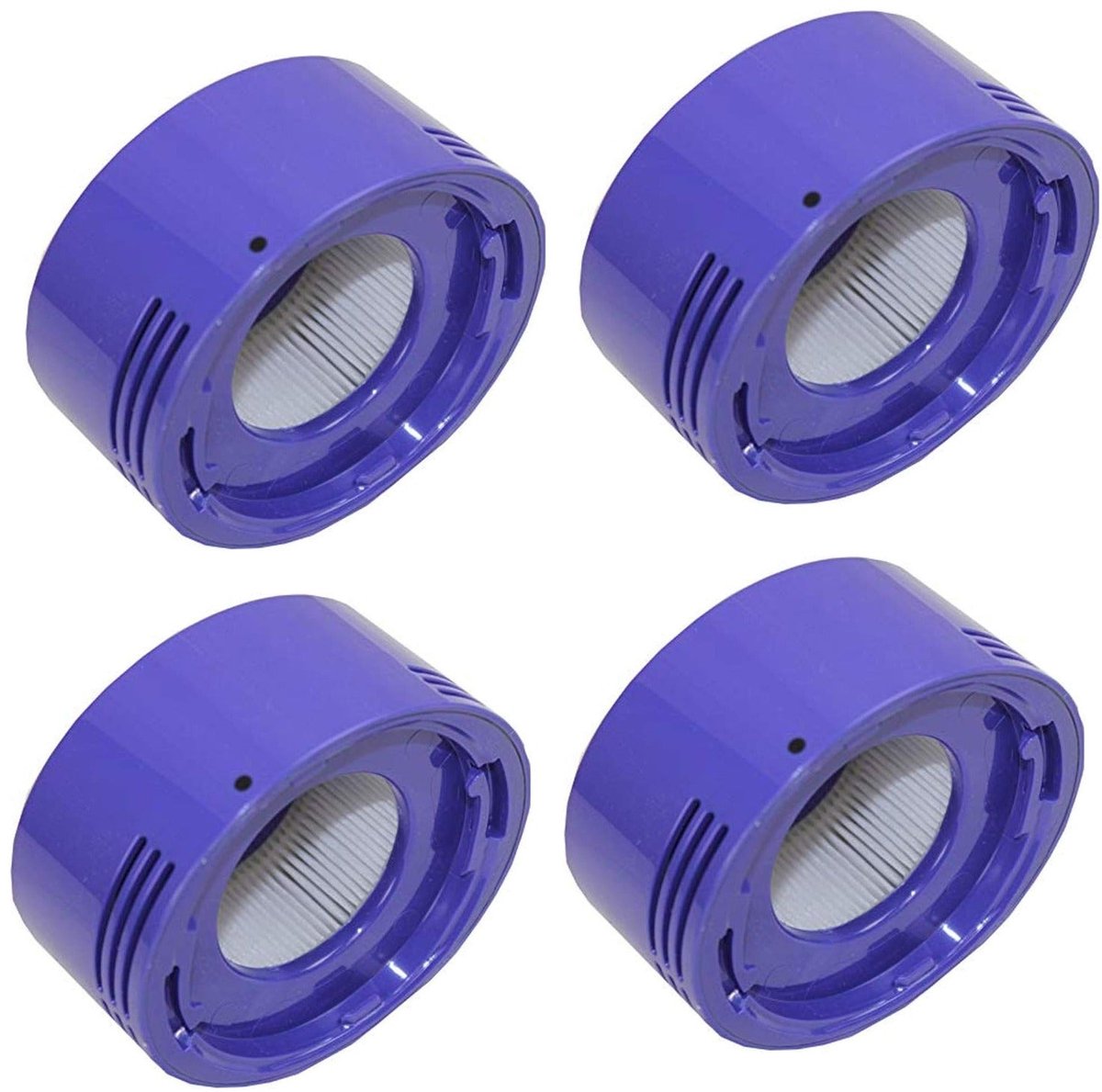 Thredo HEPA Filter geschikt voor Dyson V7 / V8 Stofzuigers - Set van 4 Stuks - Wasbaar Uitblaasfilter - Vervangt 967478-01