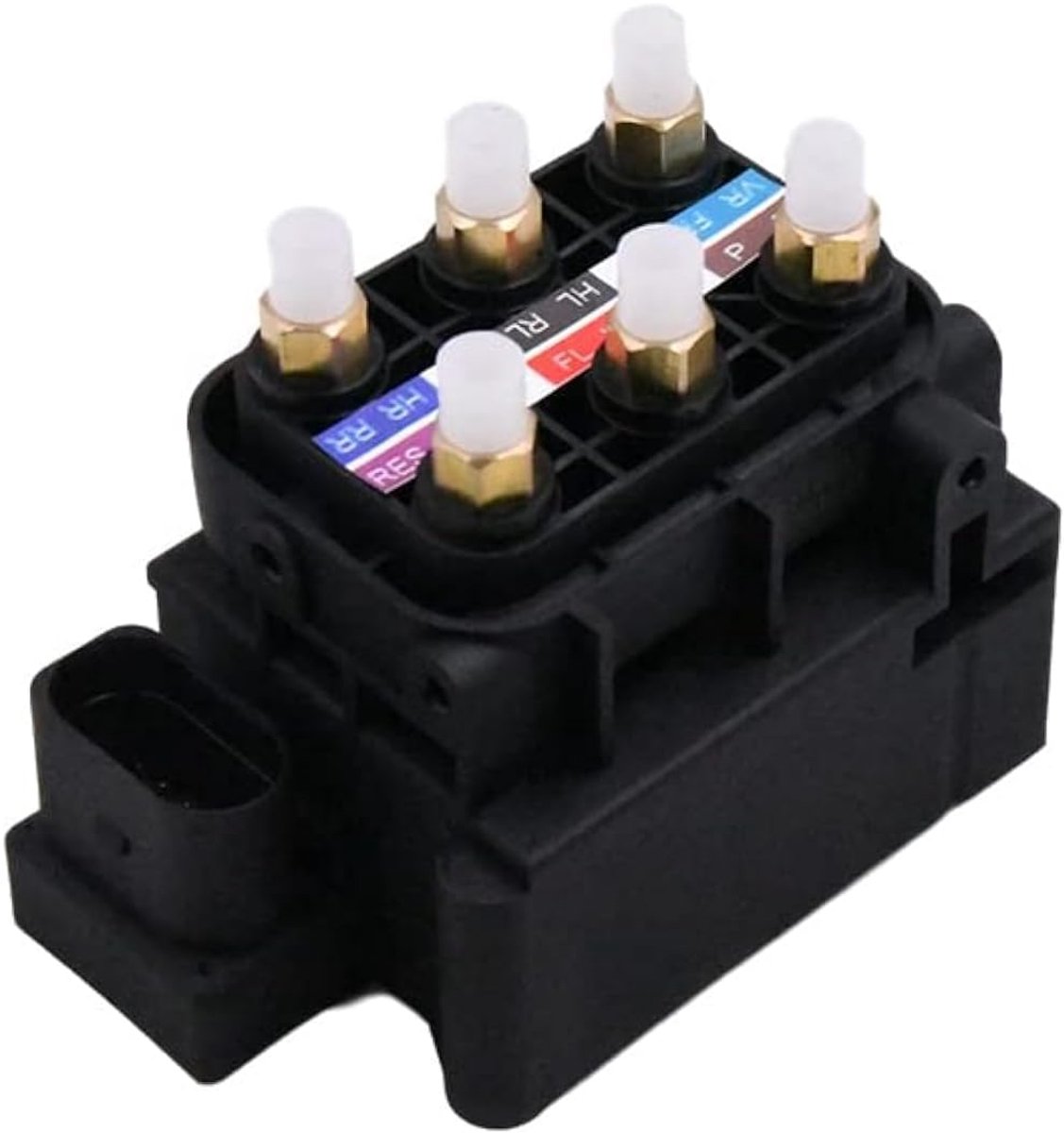 Luchtvering klepblok solenoïde - Compatibel met Audi A6, A8, Allroad - Betrouwbare luchtvering controle - ShopVlot