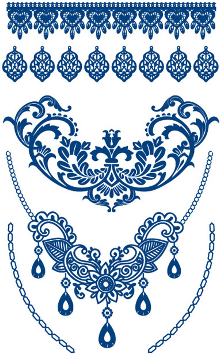 Tijdelijke tattoo Overige ontwerpen kant 2 weken