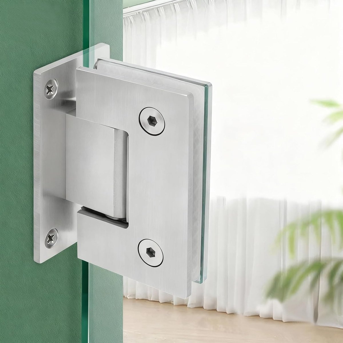 Badkamer scharnier 90° - roestvrij staal - dubbel openingsdesign - eenvoudig te installeren - ShopVlot