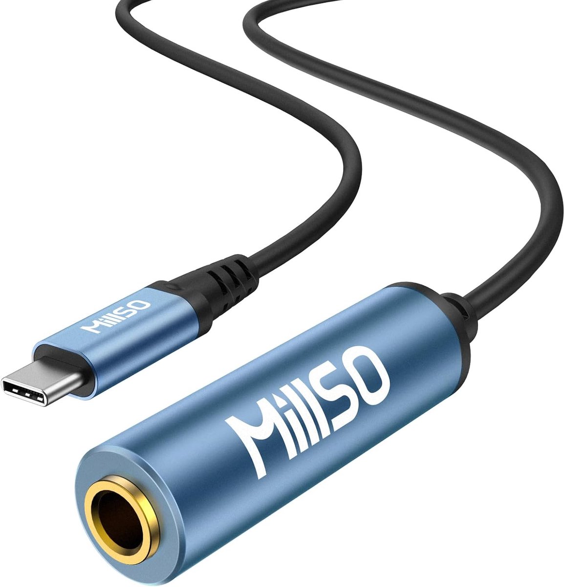 USB C naar 6.35mm hoofdtelefoonadapter - 1/4 inch jack - audio-overdracht - voor smartphones en laptops - ShopVlot