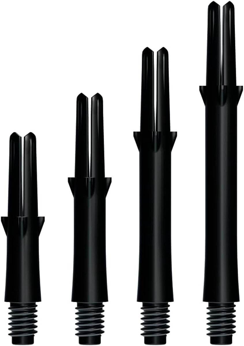 L-shaft lock straight 260 - zwart - 3 shafts zonder champagnings - perfect voor precisie - ShopVlot