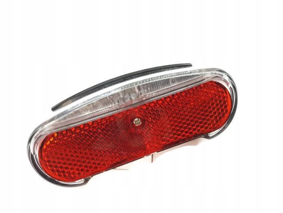 Fietsachterlicht met LED op bagagedrager - Rood