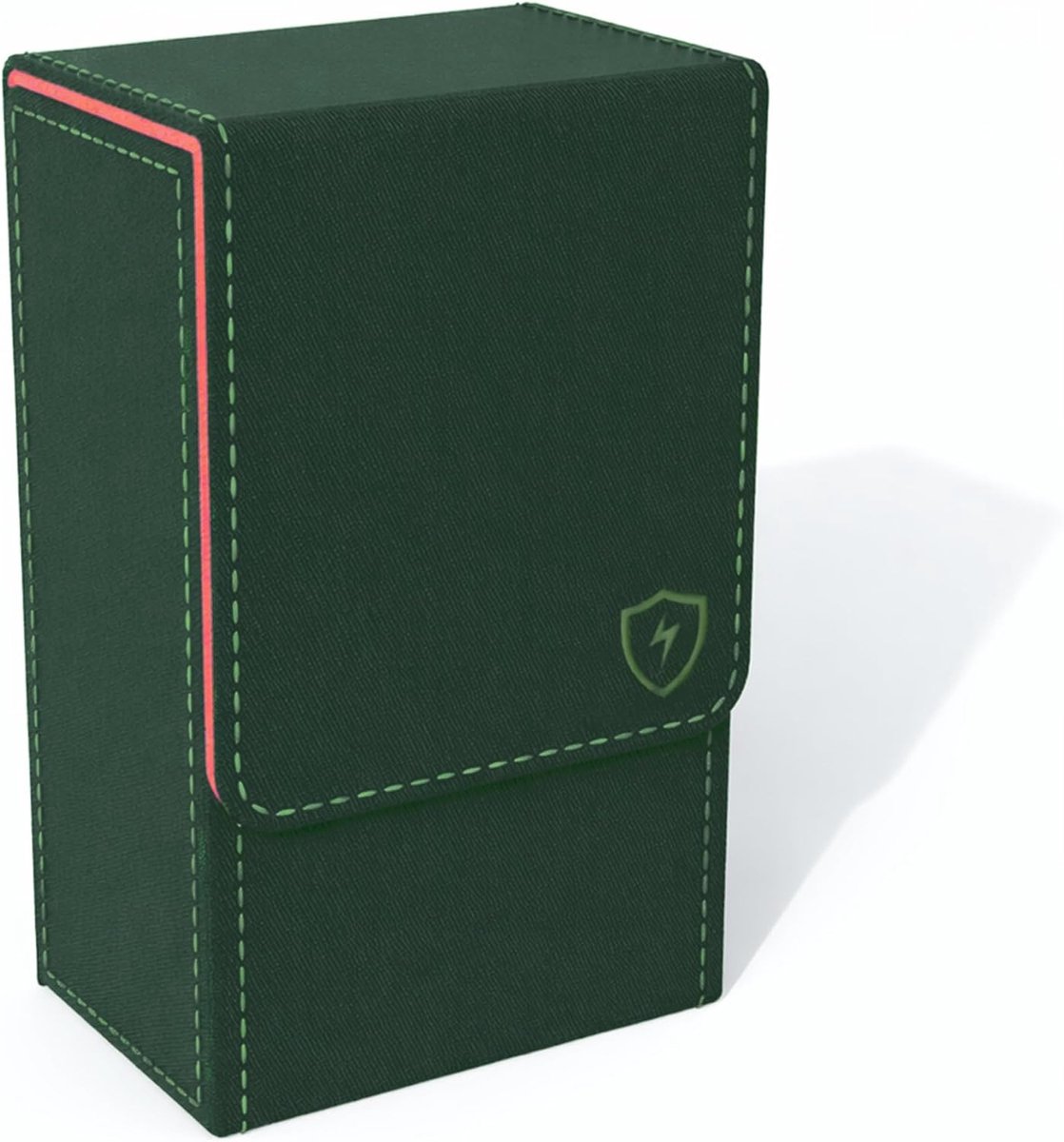 Tarotkaarthouder met rode binnenkant - Vouwbare case van PU leer - Geschikt voor standaard tarotdecks - ShopVlot