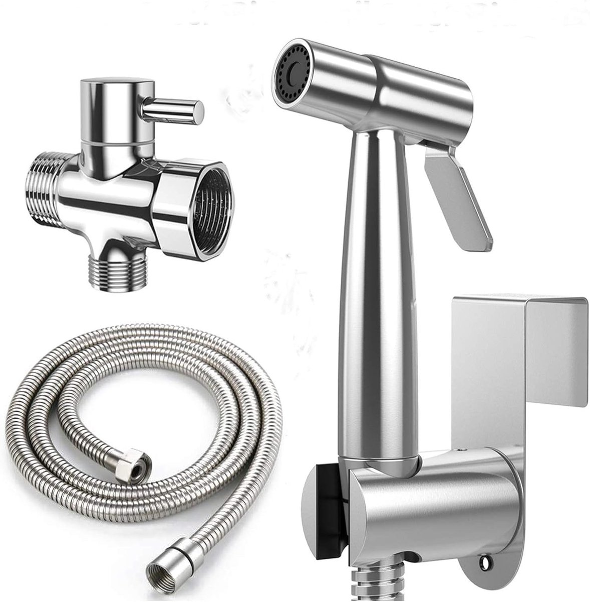 Handheld bidet sprayer - roestvrij staal - lekt niet - ideaal voor persoonlijke hygiëne - ShopVlot