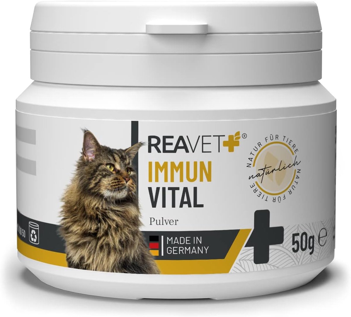 Immuunpoeder kat 50 g - Natuurlijke mix - Actieve immuun ondersteuning - Versterkt de weerstand - ShopVlot