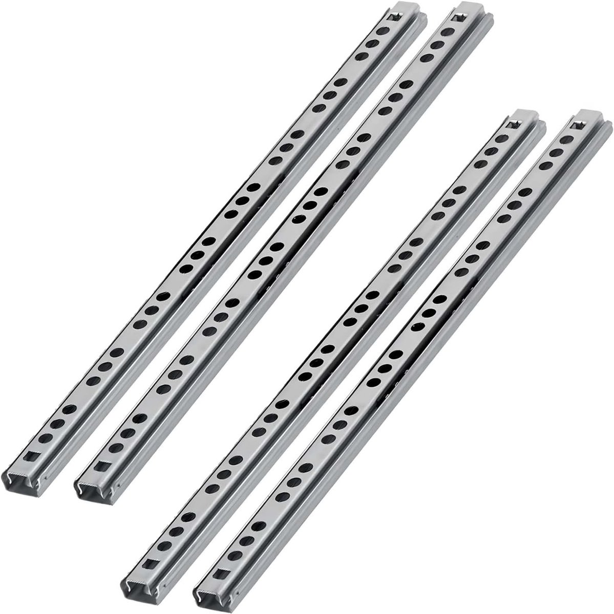 Ladegeleiders 17mm Hoogte 246mm - Telescopisch - 10 Jaar Garantie - Voor Soepele Openingen - ShopVlot