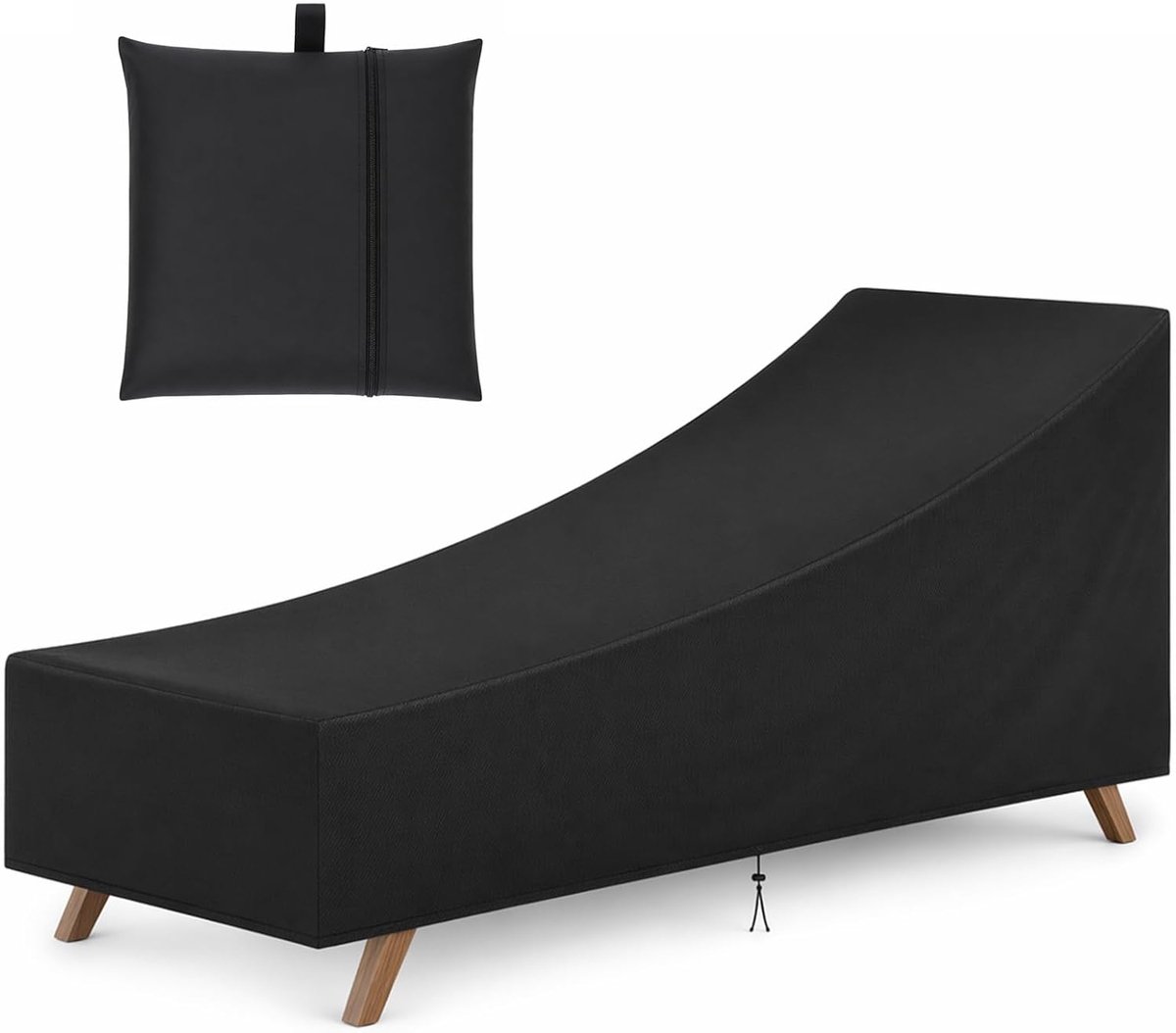 Zonligbed beschermhoes 200 x 70 x 75 cm - waterproof Oxford 210D - UV bescherming - ShopVlot