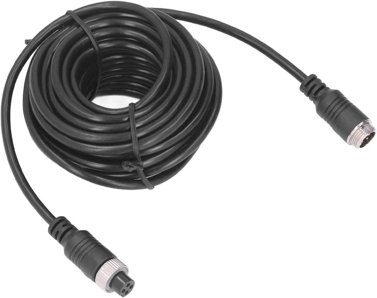Achteruitrijcamera kabel 10m - 4-pin - weerbestendig - optimale video- en audiotransmissie - ShopVlot