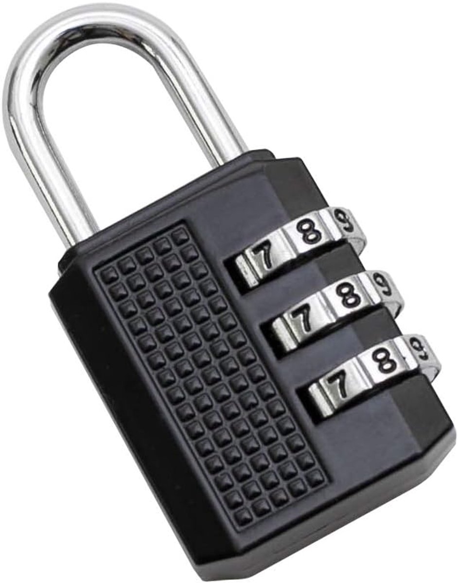 Combinatieslot 3-cijferig - compact 5 x 3 x 1 cm - robuust met metalen behuizing - ideaal voor gereedschapskisten - ShopVlot