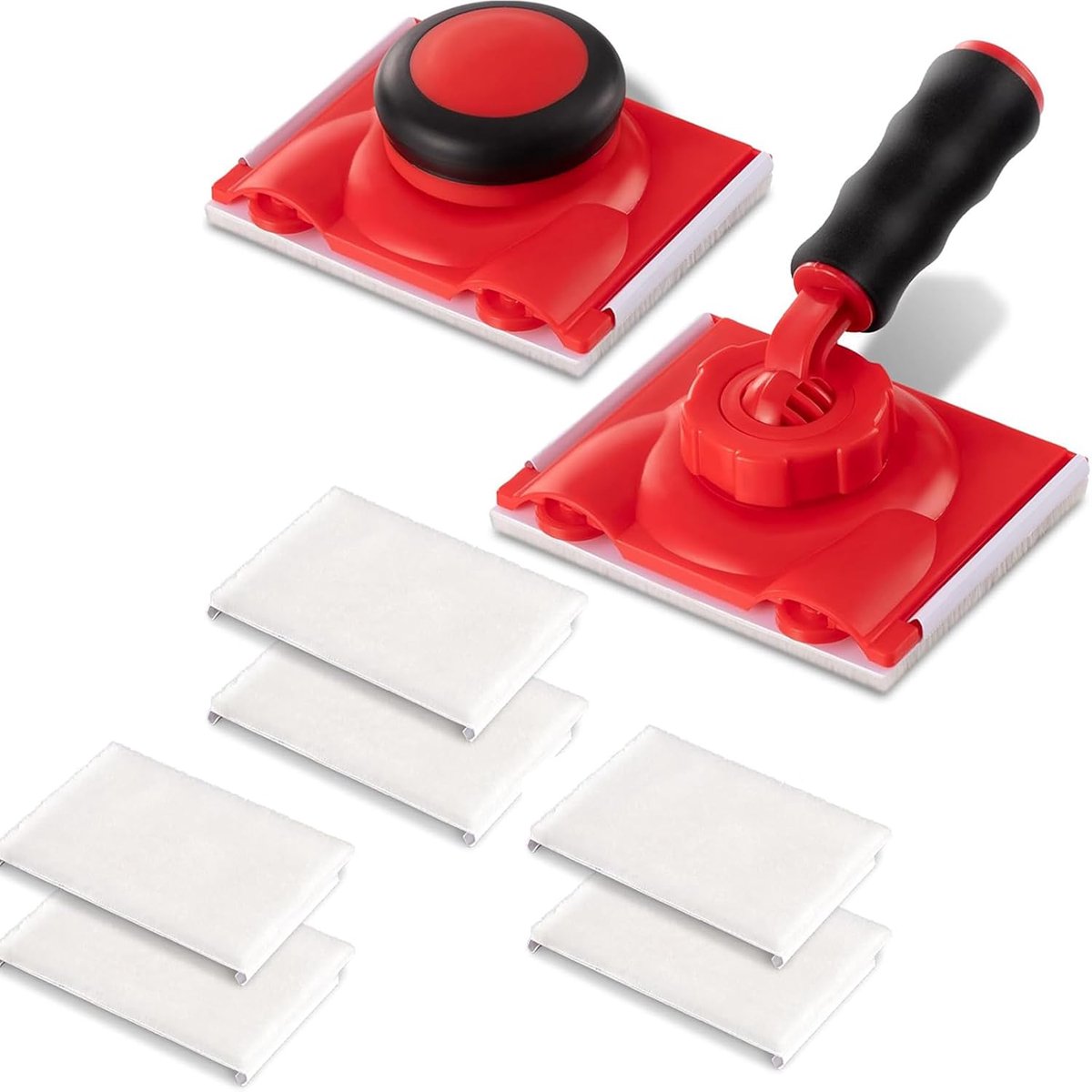 Verfafplakker 2-delig - Handheld en universele trimmer - Met vervangbare kleurpads - Voor nauwkeurig schilderen - ShopVlot