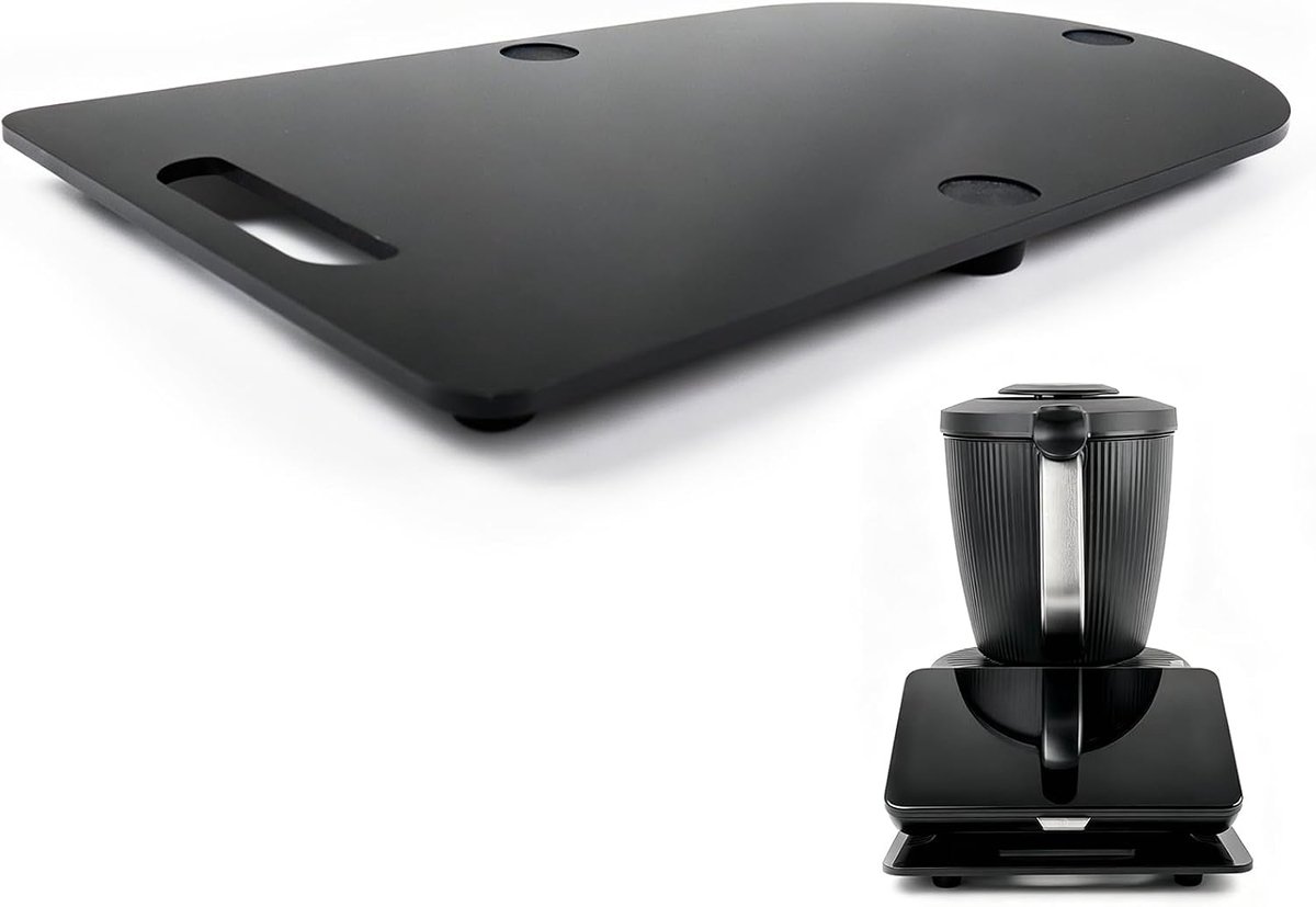 Glijplank voor Thermomix TM7 - 360° wielen - BPA-vrij acrylglas - moeiteloos verplaatsen - ShopVlot