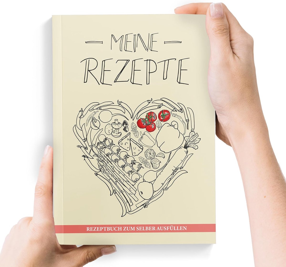 Receptenboek invullen A5 - Mijn recepten - Softcover met seizoenskalender - ShopVlot