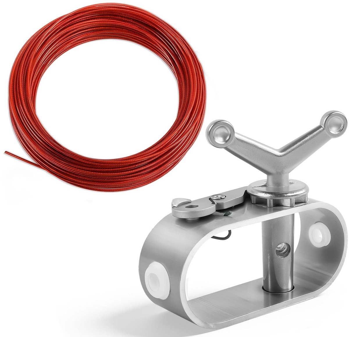 Tension devices voor zwembadhoezen - aluminium legering - kabelspanners - veilig in de winter - ShopVlot