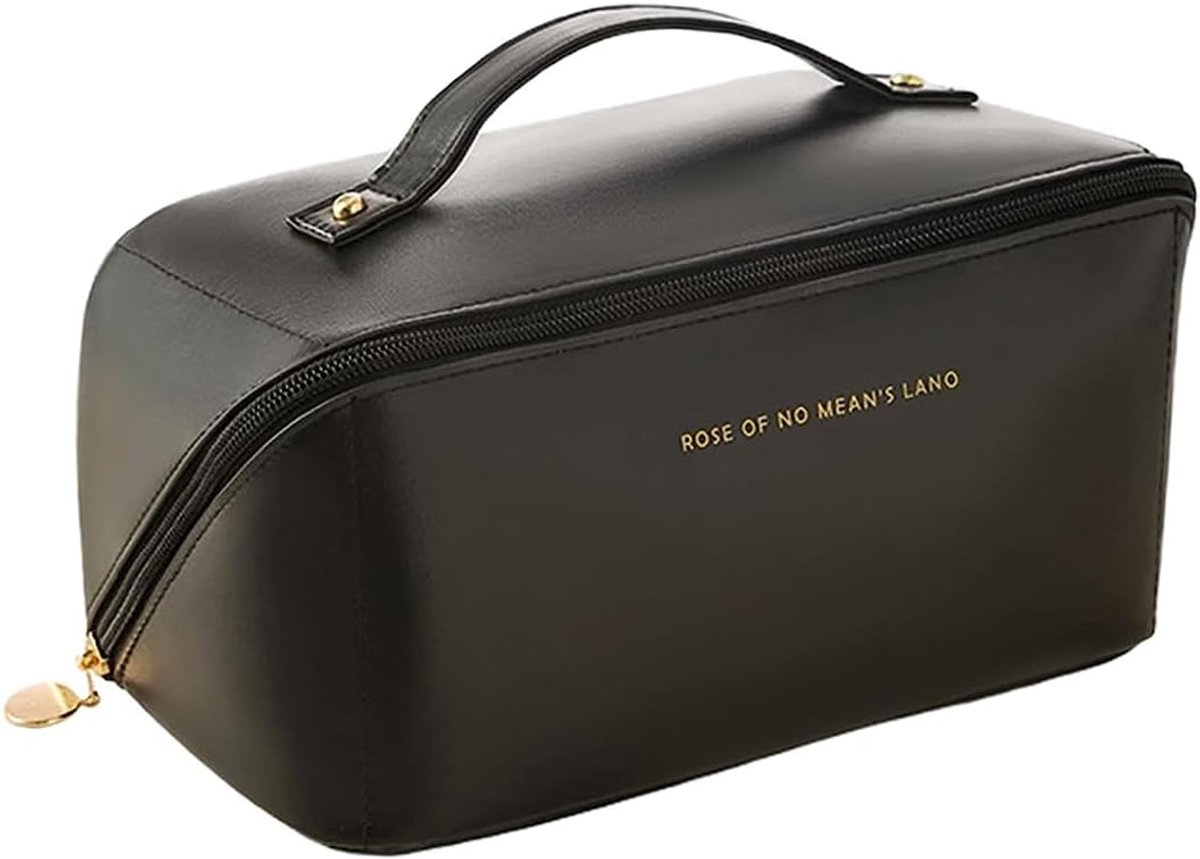Cosmetic Bag grote capaciteit - waterdichte PU leren toilettas - multifunctionele organizer - ideaal voor reizen - ShopVlot