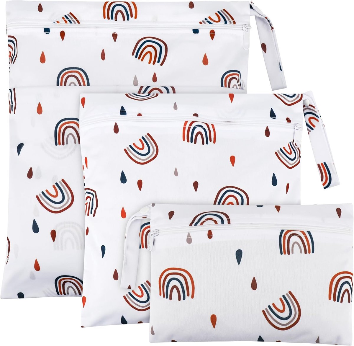 Wetbag voor wasbare luiers - 3 verschillende maten - waterdicht en herbruikbaar - ideaal voor onderweg - ShopVlot