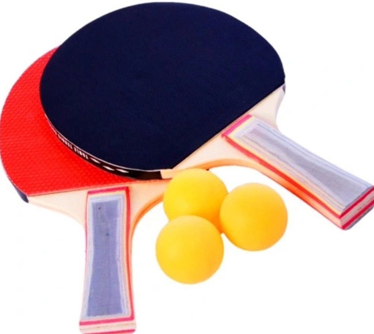 Set Tafeltennis: 2 Batjes en 3 Balletjes voor Plezier en Training