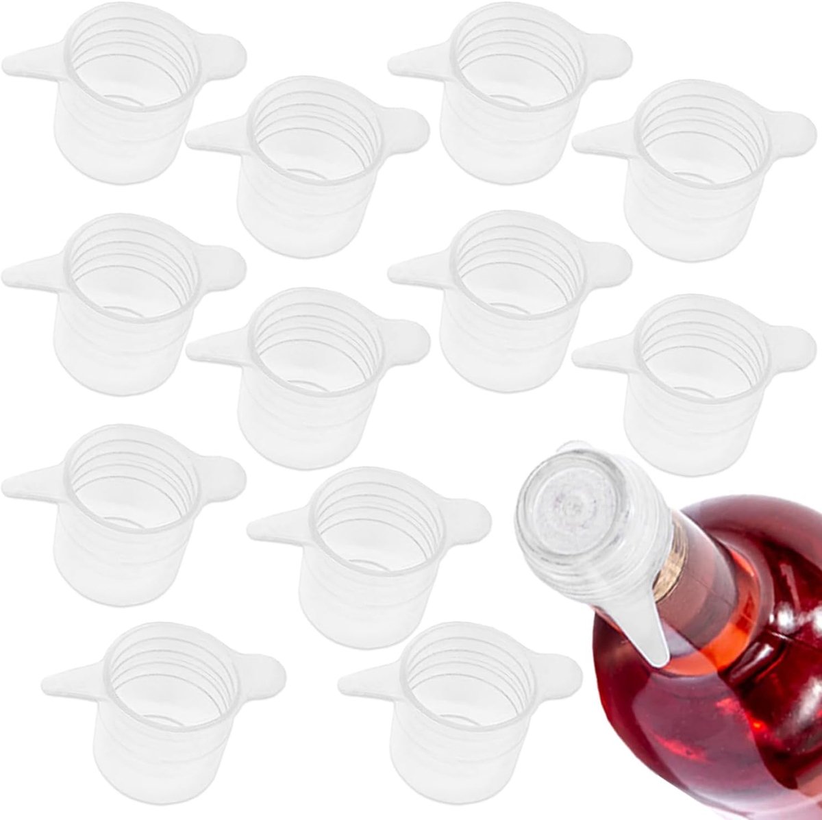Wijnwaterflesdop 12-pack - milieuvriendelijk - elastisch - herbruikbaar - ShopVlot