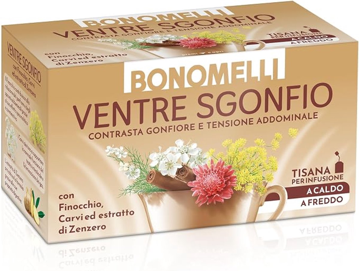 Bonomelli Ventre Sgonfio Platte buik kruidenthee 16x2g