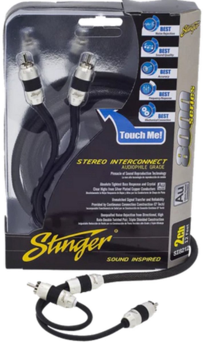Stinger 8000 6M RCA cable ( 20ft ) Audiophile Grade SI8220 / Tulpkabel 6 Meter
