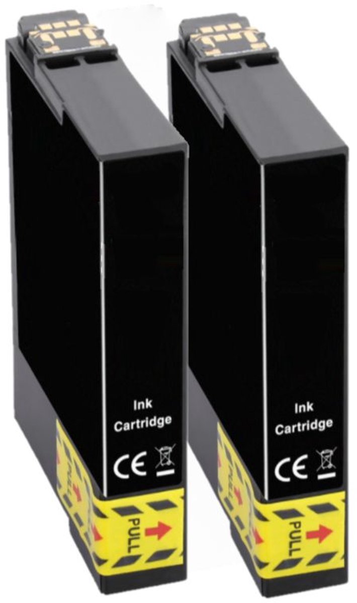 Huismerk geschikt voor Epson 27XL inktcartridge- 2X Zwart - WF7720 - WF3620 - WF7610 - WF7620 - WF7710