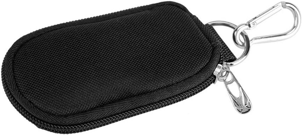 Mini essentiële olie draagtas 10-voudig - sleutelhangermodel - zwart - ideaal voor thuis en onderweg - ShopVlot