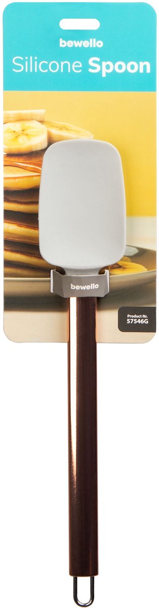 Siliconen lepel - grijs - 28 x 5 x 1,7 cm 1 Stuks [57546G]