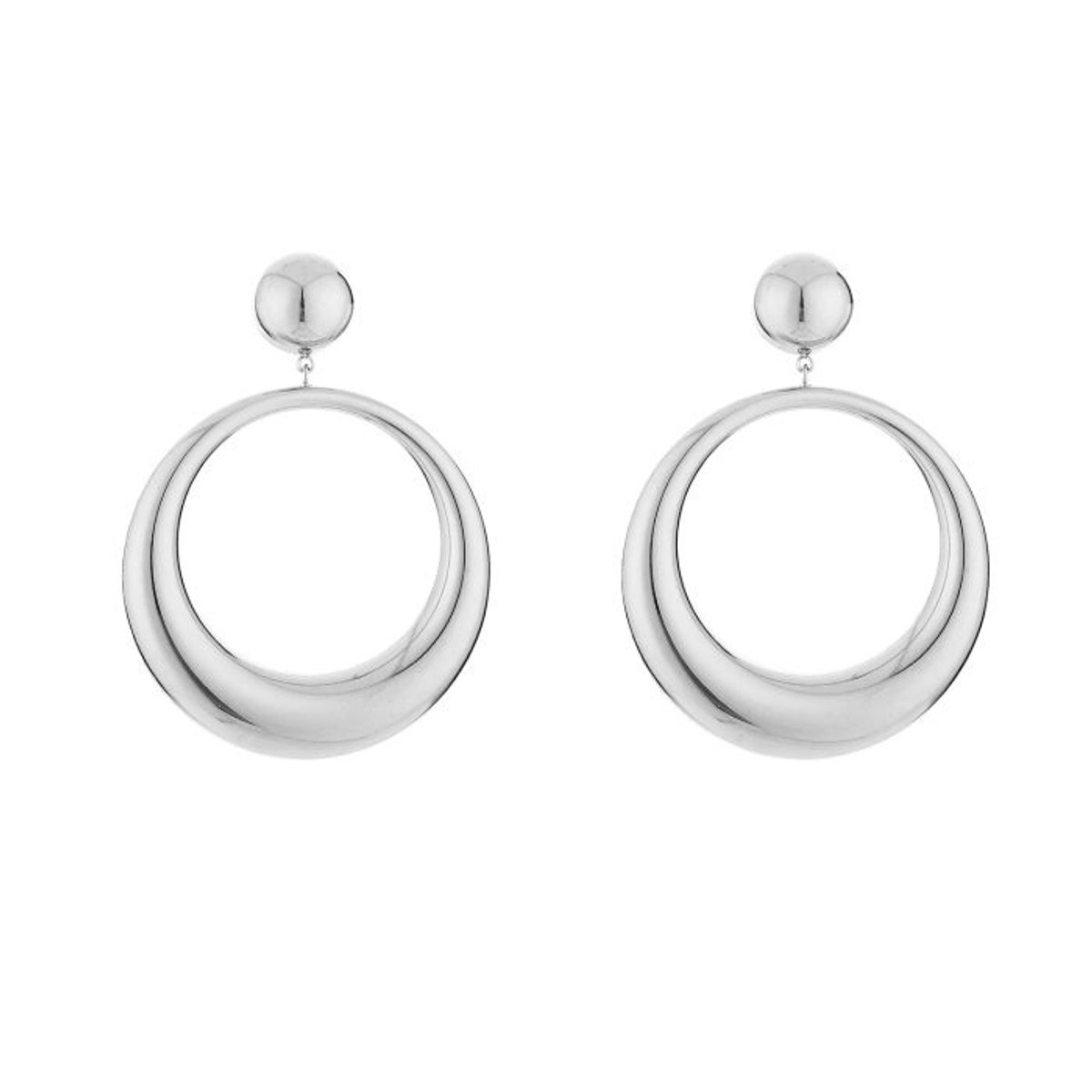oorhangers - sieraad - rvs - zilverkleurig - ring - cadeau tip