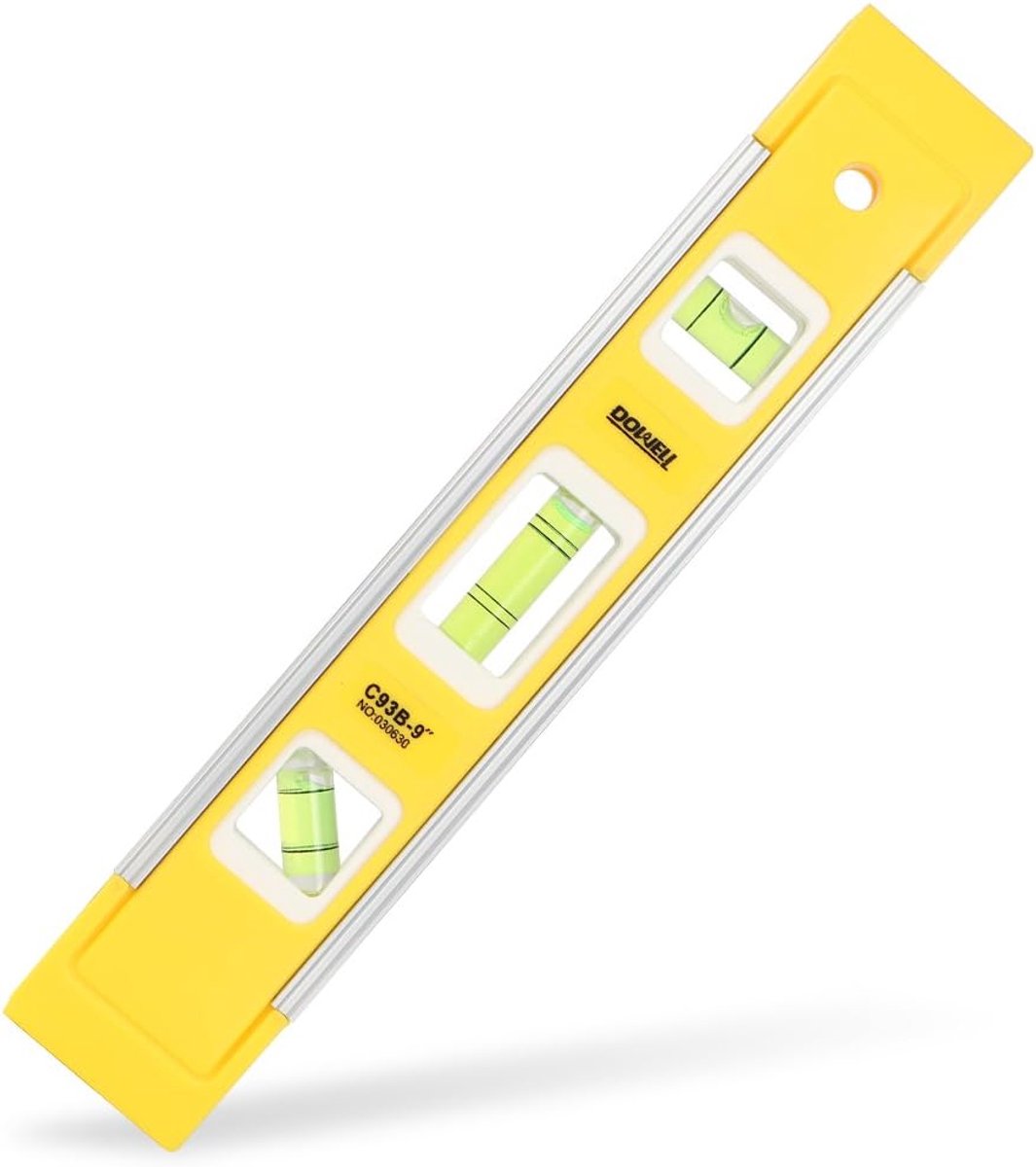 Waterpas torpedo 9 inch - magnetisch - 3 verschillende luchtbellen - perfect voor nauwkeurig meten - ShopVlot