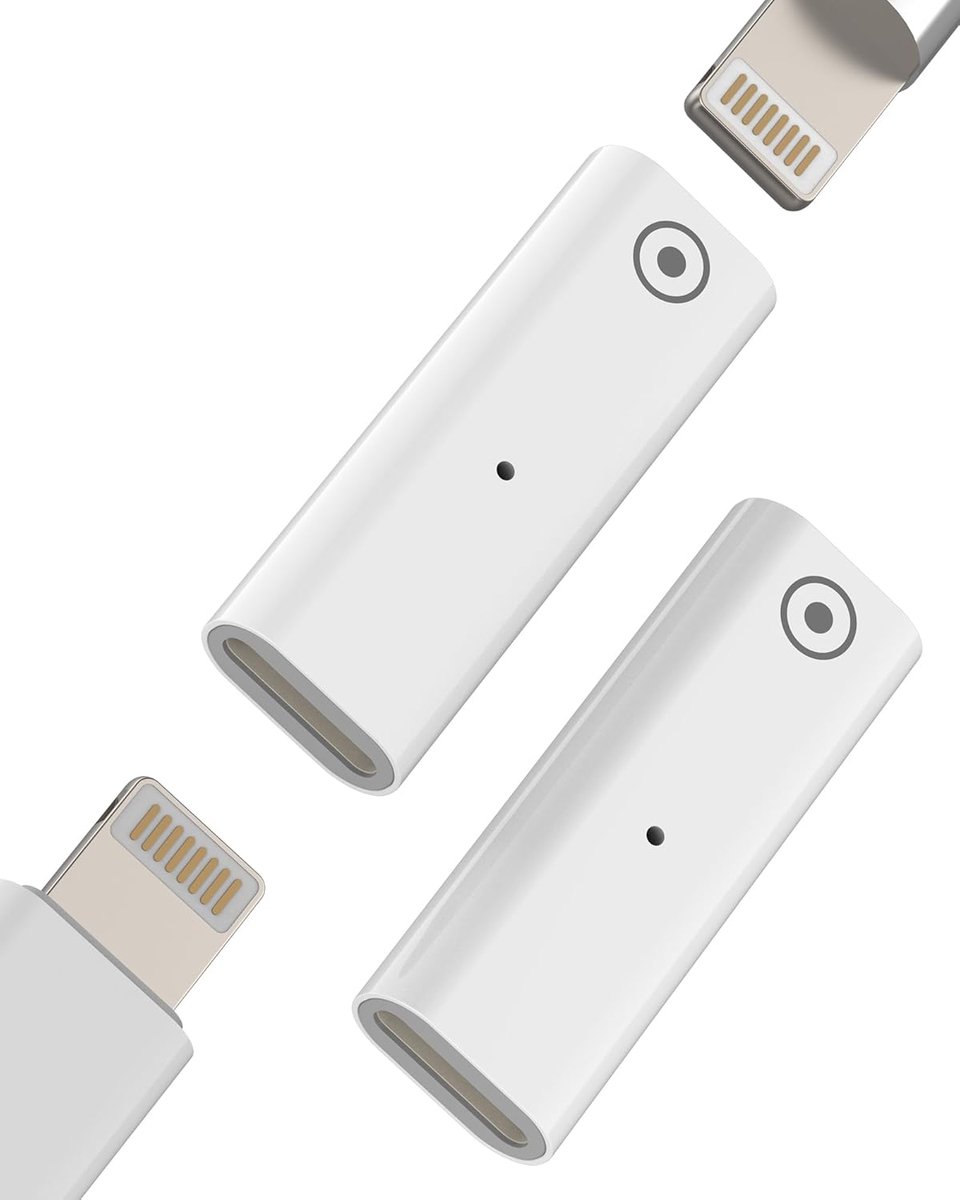 Oplader voor Apple Pencil 1e generatie - 2 stuks - Lightning-adapter vrouwelijk naar oplaadkabel - SnelShoppen