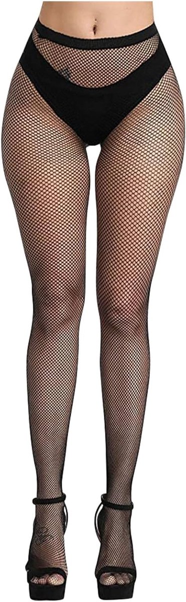 Visnetpanty voor dames - hoge taille - sexy uitstraling - perfect voor een avondje uit - SnelShoppen