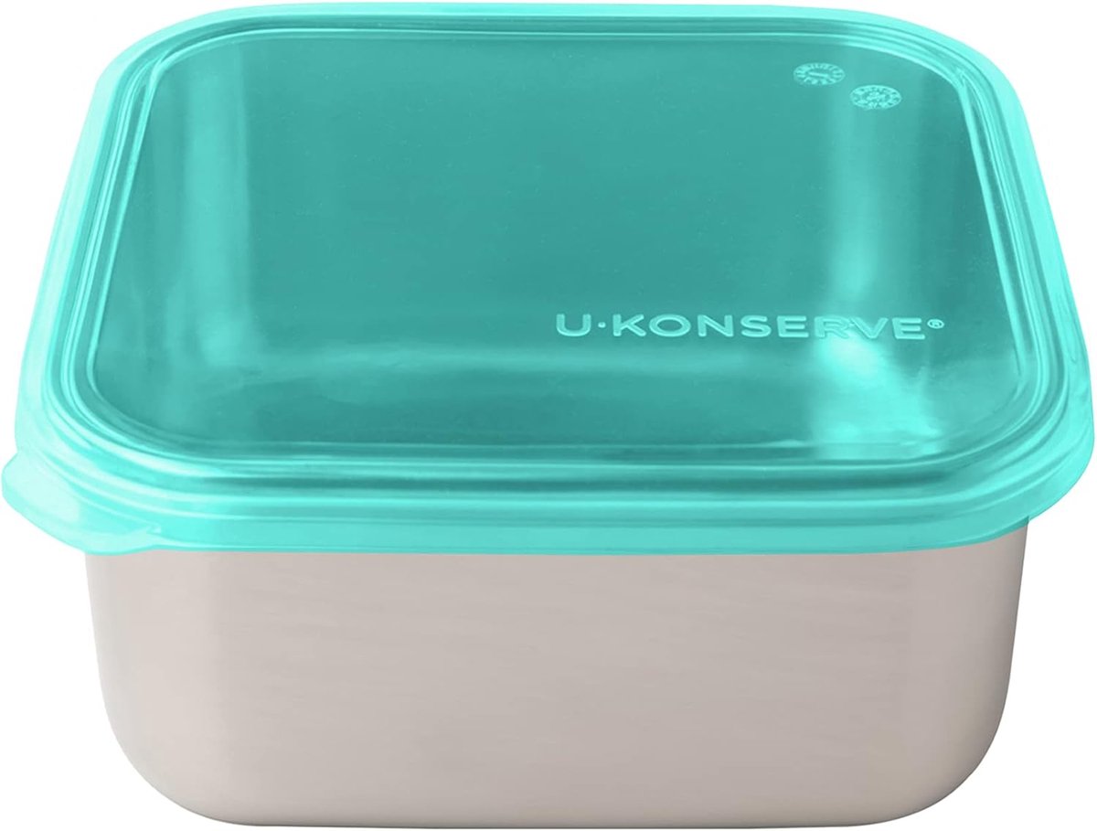 Bento box 55 oz - roestvrij staal - lekvrij siliconen deksel - ideaal voor lunches - SnelShoppen