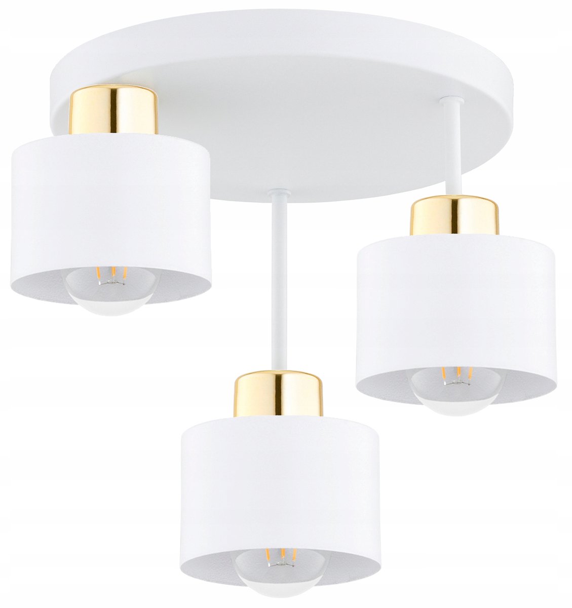Moderne Plafondlamp Wit Goud E27 - Stijlvol en Energiezuinig
