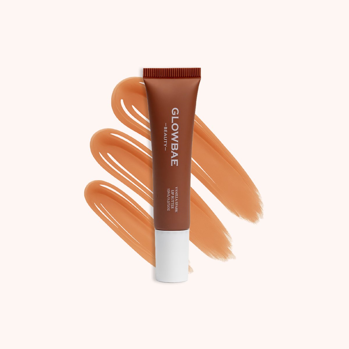 GlowBae Beauty - Vanilla Spark Lipbutter - Hydraterende Lippenbalsem - 100% Sheabutter - Kokosolie Huid