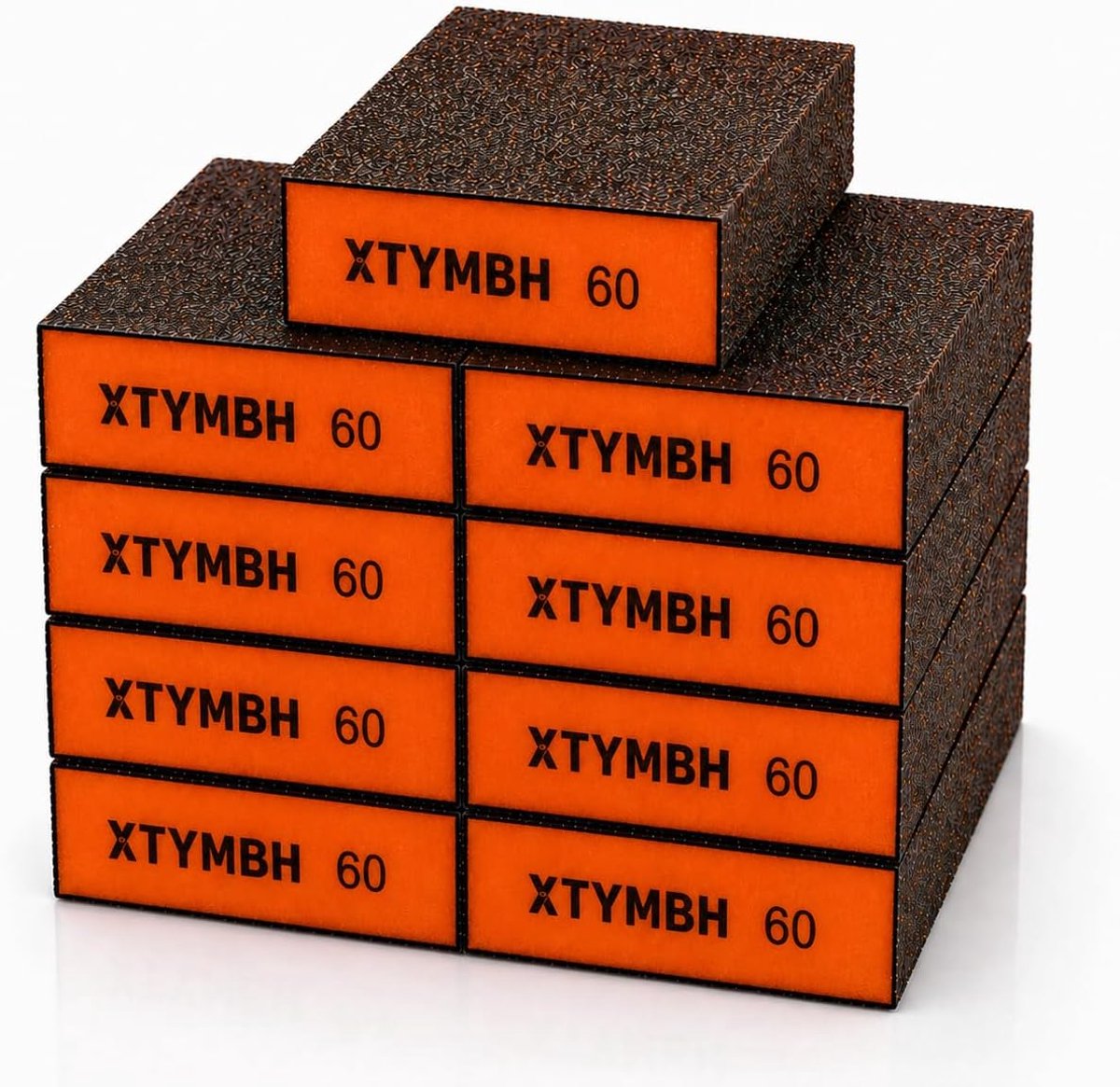 Schuurblokken 9 stuks - 60 grit - nat en droog gebruik - herbruikbare schuurspons voor houtbewerking - ShopVlot