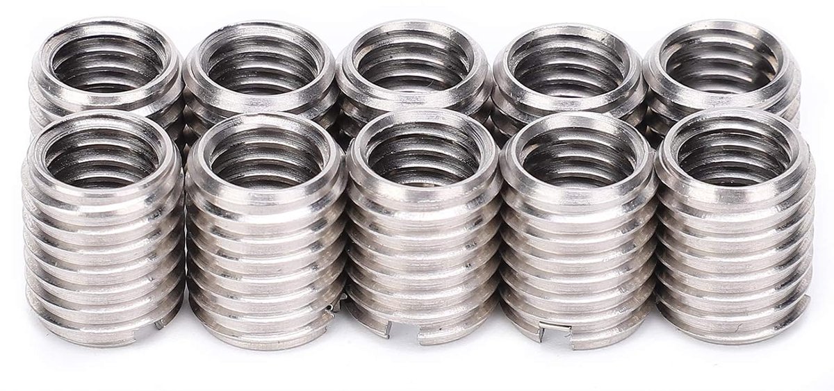 Draadschroefbus conversienut 10 stuks - RVS 303 - M8 M10 adapters - Voor eenvoudige verbindingen - ShopVlot
