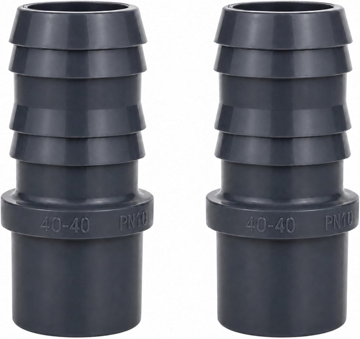 PVC drukslang grommet 40 mm - grijs PVC-U - voor zwembad aansluiting - professionele kwaliteit - ShopVlot